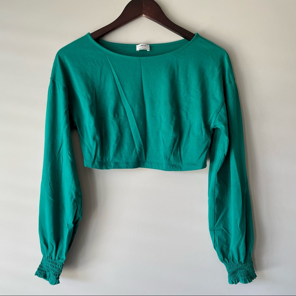 NWOT Aritzia Wilfred Enzo Cropped Top
